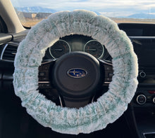 Load image into Gallery viewer, Agave Frosted Koala Car Steering Wheel Cover &amp; Seatbelt Cover Set
